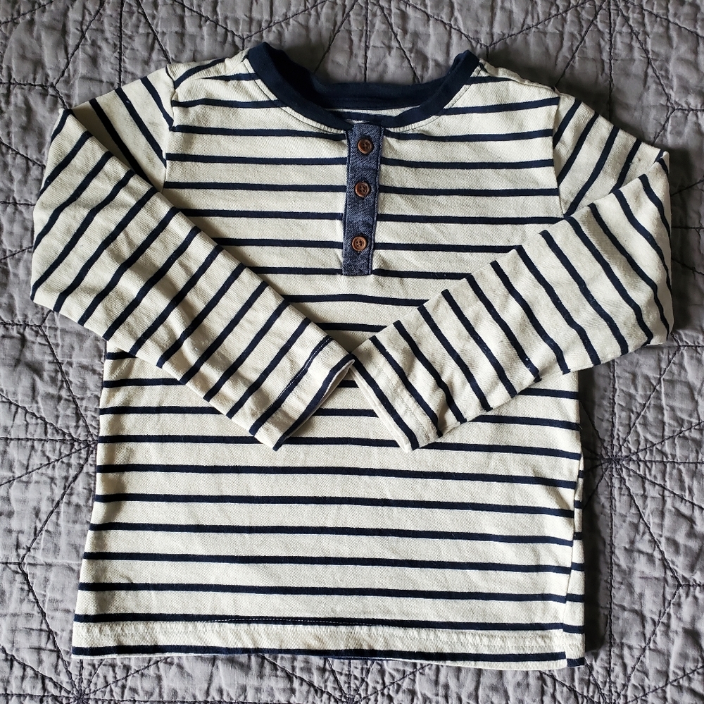 Pekkle striped long sleeve striped shirt